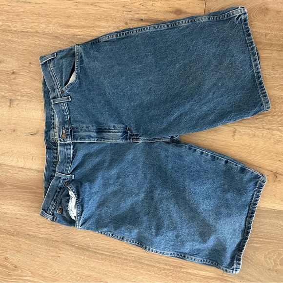 Blue Denim Shorts - Picture 2 of 3